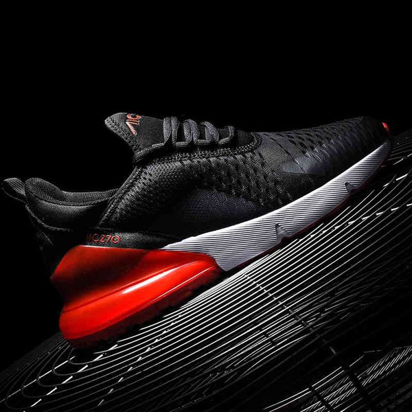 

2021 casual shoes men lace-up athletic trainers breathable lightweight men's running outdoor walking sneakers, Black