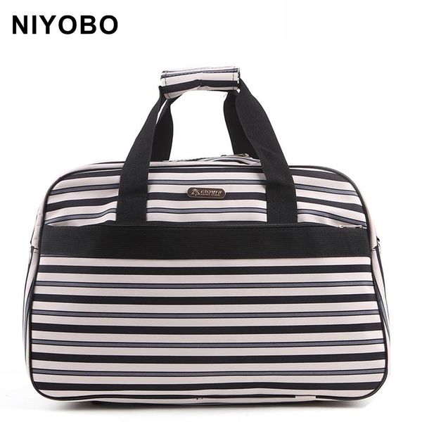 

duffel bags 2021 fashion large capacity waterproof women colorful travel bag hand luggage dq35