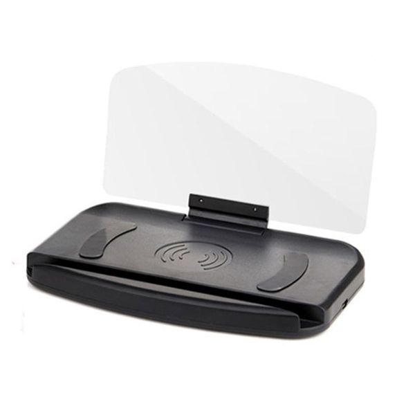 

universal car hud head up screen projector phone navigation smartphone support gps cell mounts & holders