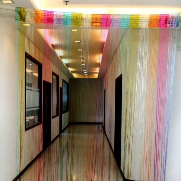 

blinds 1 * 2 multi-color door window string curtain fringe room divider