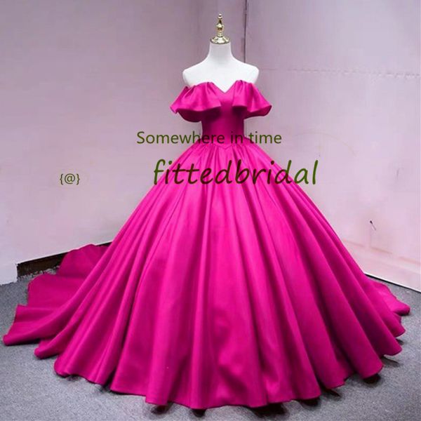 

modest puffy sleeves prom dresses ball gowns satin evening dress robe de soirÃ©e de mariage plus size, Black