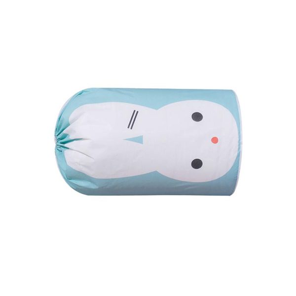 

cylinder shape quilt storage bag pattern clothes washable organizer (blue) clothing & wardrobe