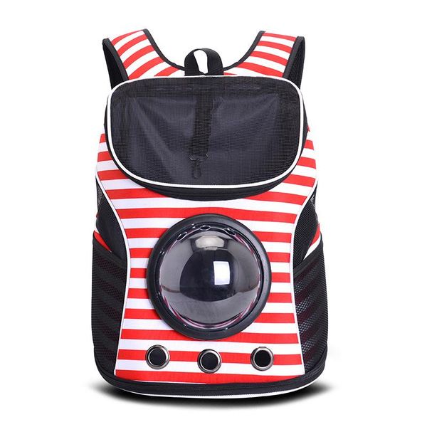 

dog car seat covers pet fashion striped hand wash canvas bags breathable small cat outdoor travel carrier backpacks pb768