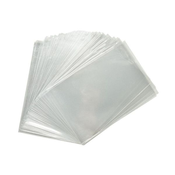 

storage bags 100pcs high transparency opp candies packaging flat cookies baking