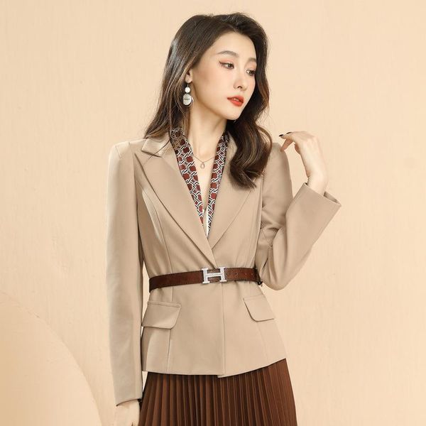 

women's suits & blazers s-xl fashion women midnight navy slim blazer office lady short jacket casual coat spring autumn clo, White;black