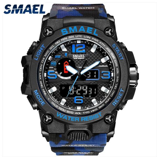 

wristwatches military watches men sport watch waterproof swimming clock satch reloj hombre 1545d digital quartz men's, Slivery;brown