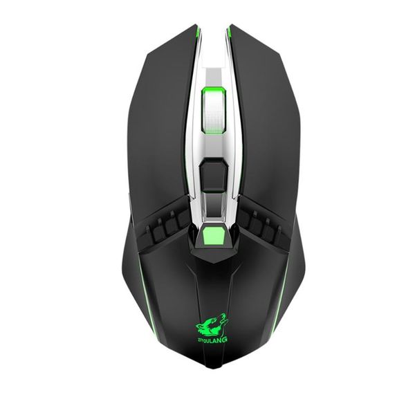 

mice x5 wireless gaming mouse rechargeable 500mah battery bluetooth 3.0+5.0+2.4g adjustable dpi for lappc led backlit