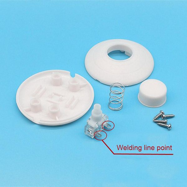 

smart home control foot switch landing on/off halfway round reset button pedal for led lamp dsd666