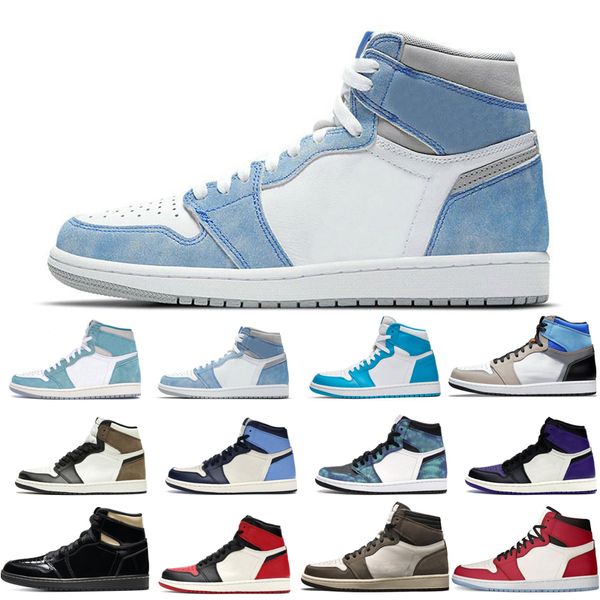 

1s 1 new arrive basketball shoes man woman prototype turbo green hyper royal dark mocha crimson tint pink glaze chicago cactus jack black go
