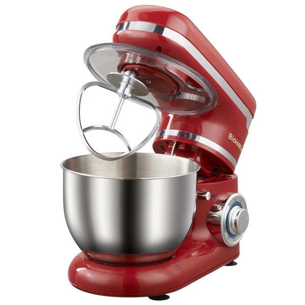 

biolomix stand mixer stainless steel bowl 6-speed kitchen blender cream egg whisk cake dough kneader bread maker food mixers