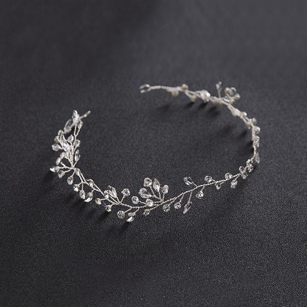 

hair clips & barrettes sell fashion princess crystal pearl rhinestone wedding accessories for bride decoration headbands, Golden;silver