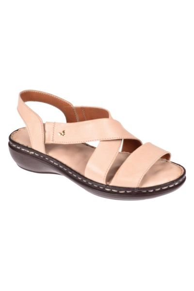 

sandals women's beige genuine leather 240209, Black