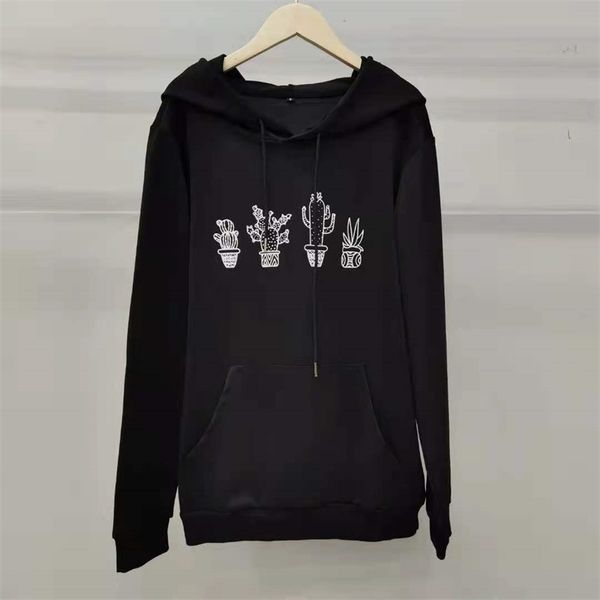 

cactus design sweater (no return, no change), Black