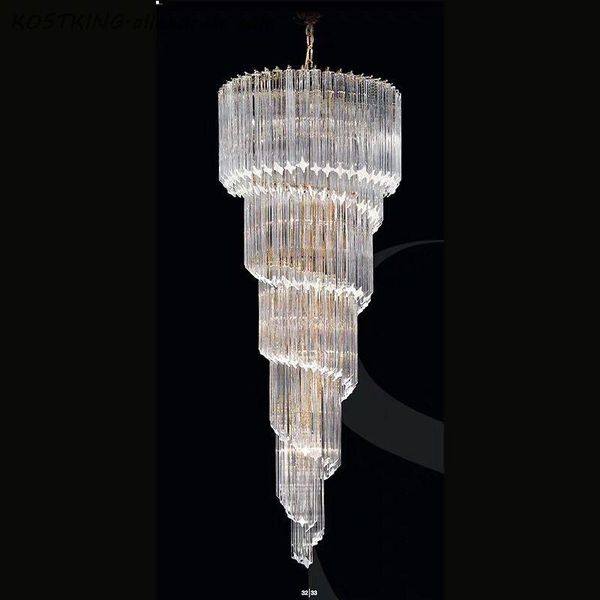 

chandeliers modern murano glass prism chandelier lighting luxury staircase hanging light fixtures for living dining room decor
