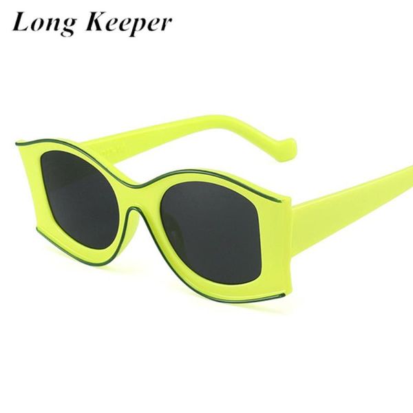 

luxury cat eye sunglasses women brand design vintage oversized sun glasses female retro green shades uv400 oculos feminino, White;black