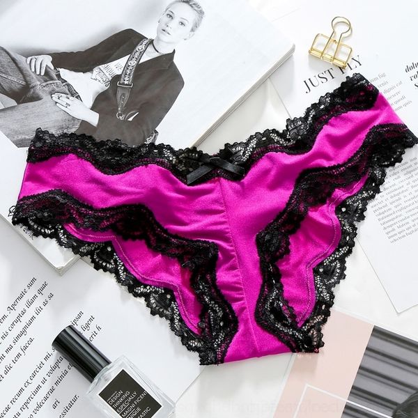 

jvut k002lacelace lacethong cotton crotch smooth fabric women's underwear low waist women's k002underwear lacelace lacethong cott, Red;black