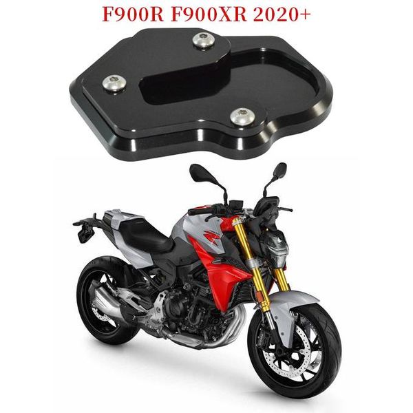 

motorcycle kickstand kick side stand extension plate replace for- f900r f900xr 2021 atv parts