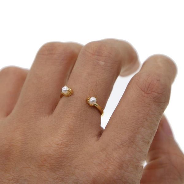 

cluster rings 925 sterling silver fashion women's ring simple tiny minimal adjustable delicate opening kunckle midi finger jewelry, Golden;silver