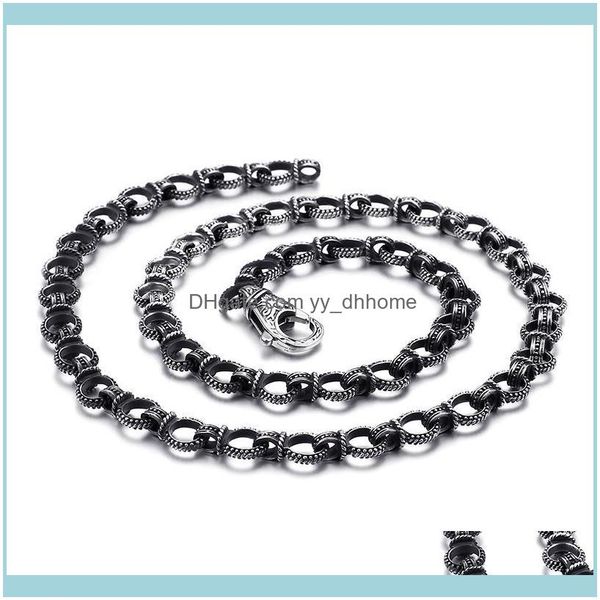 

chains necklaces & pendants jewelrydaily deals 70g weight vintage casting biker link chain stainless steel mens necklace 11mm 27.5 xams gift, Silver