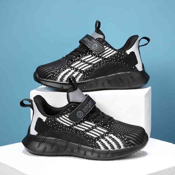 

spring 2021 new mesh wear-resistant and shock-absorbing sgs breathable sports solid color sneakers, Black