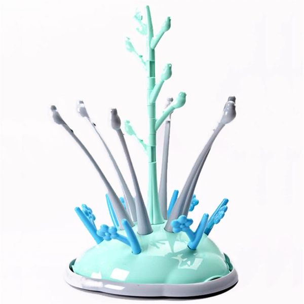 

portable drying rack for baby bottles drainer holder feeding cup babies 220209