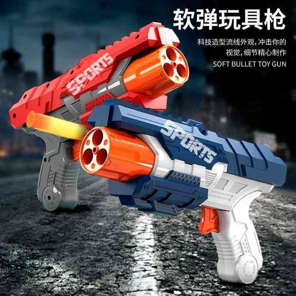 

selling children's bullet toy gunner shooting room soft egg small pistol boy gift