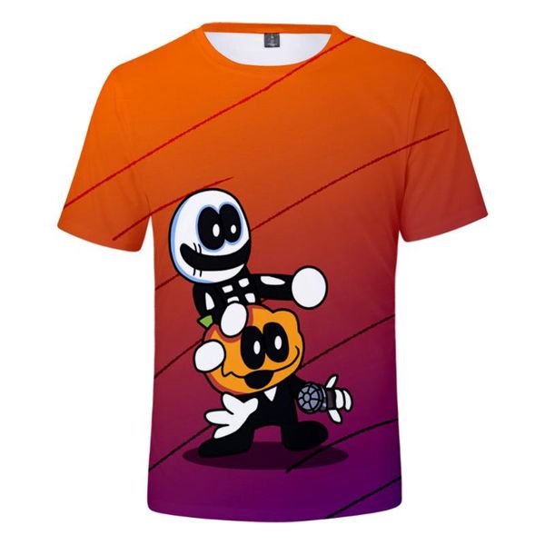 

men's t-shirts friday night funkin 3d spring/summer preppy style and women's streetwear t-shirt casual punk retro innovation coat, White;black