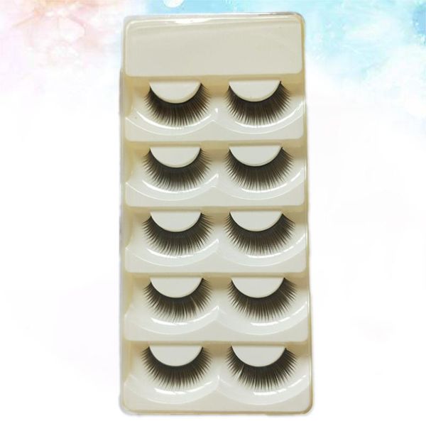 

false eyelashes 5 pairs thick natural long fake fashion makeup tools eye lashes extension
