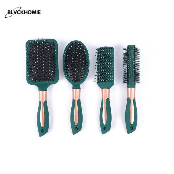 

hair scalp massage comb airbag hairbrush nylon women wet curly detangle brush for salon hairdressing styling tools brushes, Silver