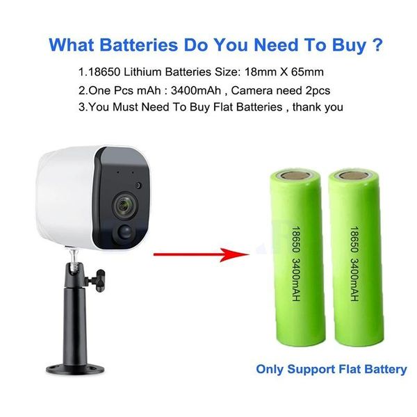 

cameras tuyausb charge battery powered 1080p wireless ip camera wifi hd remote monitoring waterproof indoor outdoor family audio