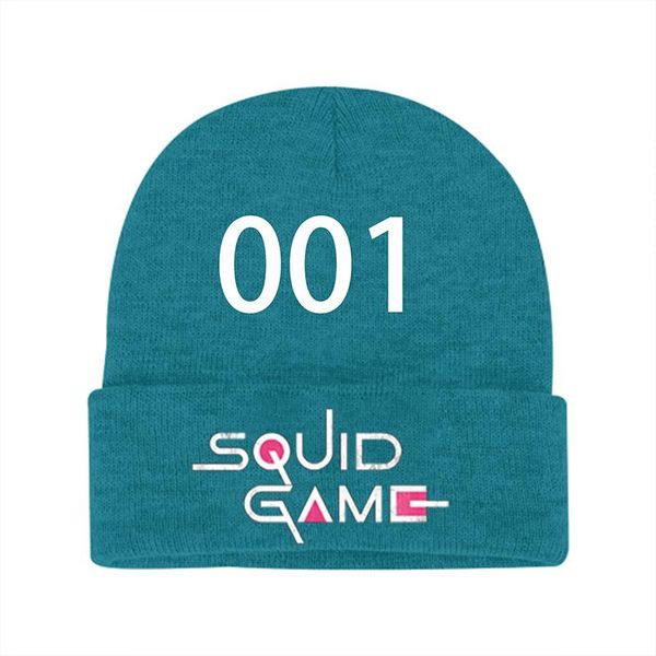

beanies squid game knitted hat men's and women's high elastic super soft peripheral wool outdoor warm velvet