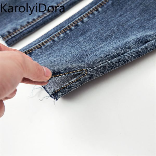 

2011jeans women black pants high waist denim women pants high elastic skinny pencil stretch women pants plus size s-xl, Blue