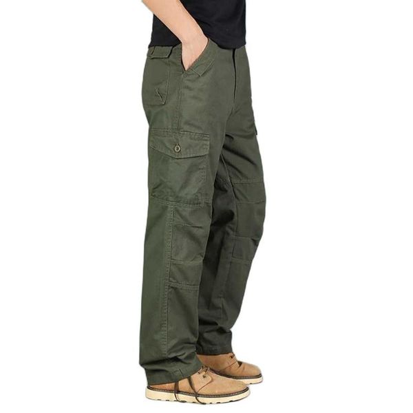 

men's pants fashion plus size baggy cargo men casual tacticl trousers harem loose streetwear joggers clothes, Black