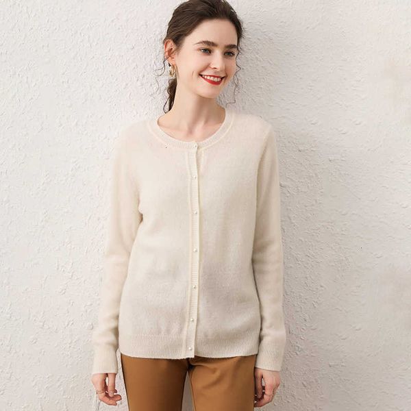 

women's sweaters knitting cardigan female thickening o-neck long sleeve warm 100% cashmere autumn winter women sweater wjvb, White;black