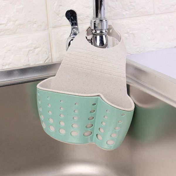 

storage baskets home faucet hanging box rack soap drain durable sink shelf cleaning sponge kitchen basket