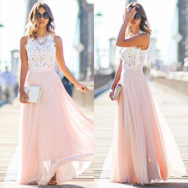 

long chiffon formal evening womens dress party v neck sleeveless empire ball gowns dresses, Black;gray