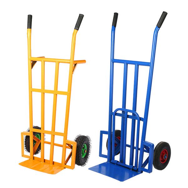

steel pipe trolley carrier logistics warehouse two wheeled trolley large trolleys