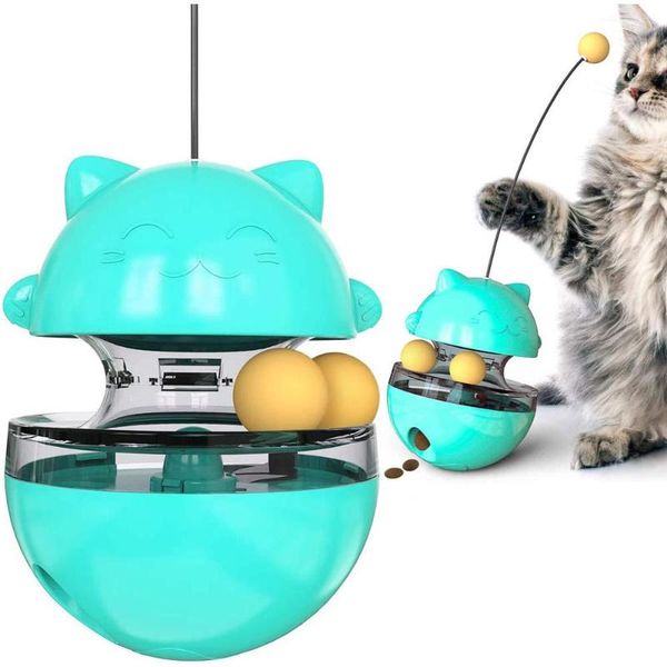 

cat toys funny pet shaking leakage container slow ball interactive training puzzle tumbler toy supplies