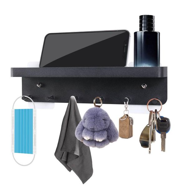 

hooks & rails bathroom storage racks wall mounted key holder stainless steel organizer home kitchen decor accessories