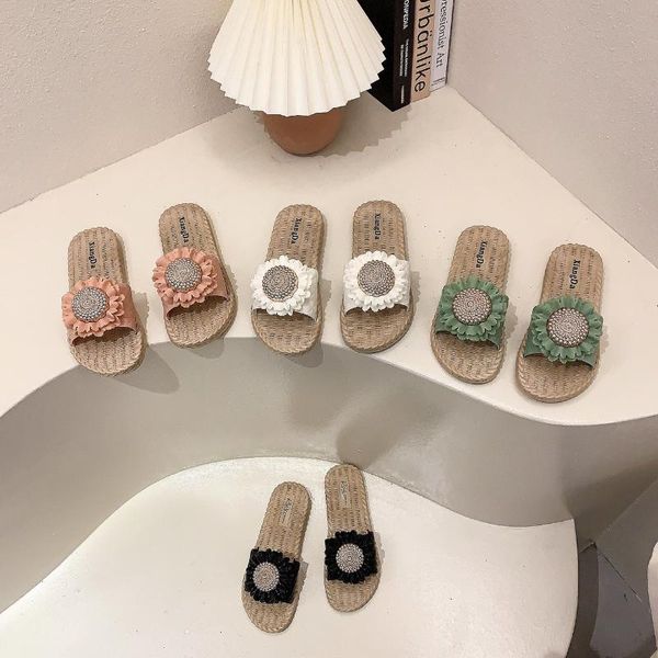 

sandals 2021 spring and summer women's shoes indoor outdoor slippers beach, Black
