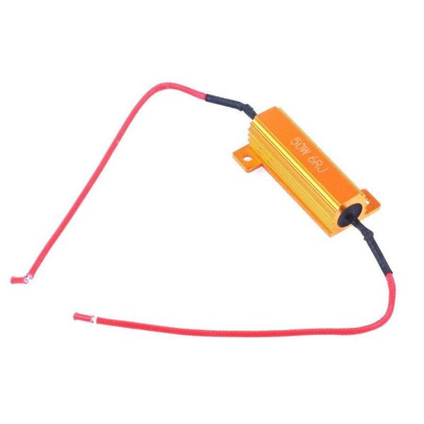 

error load resistors fix hyper flash w/ 8pcs t-taps 4pcs 50w canbus led emergency lights