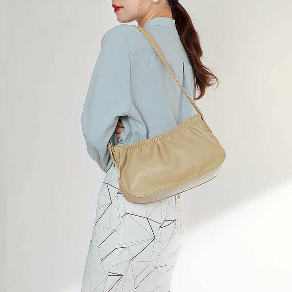 

summer single shoulder underarm fold dumpling stick simple portable small bag purse