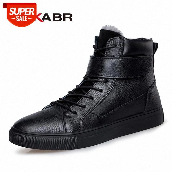 

dekabr big size 48 new men boots for men winter snow boots warm fur&plush lace up high fashion shoes sneakers #7u7s, Black