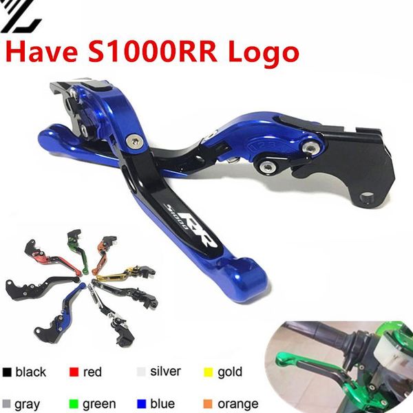 

motorcycle brakes moto s1000rr levers for 2021-2021 cnc accessories folding extendable brake clutch logo