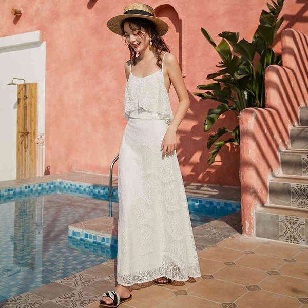 

Elegant female fashion comfortable formal bow arrival with no back Summer outdoors long beach-line dress, Black;gray