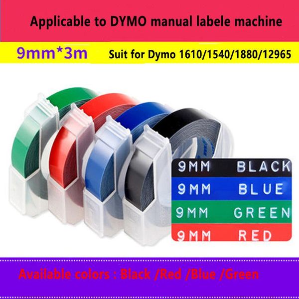 

manual label machine ribbon tape for dymo 1610/1540/1880/12965 diy printer printers