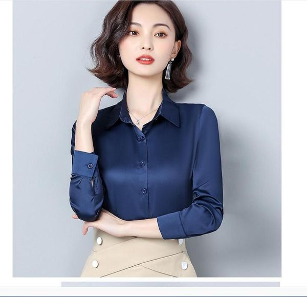 

women's blouses & shirts 2021 spring and autumn summer long sleeve shirt, White