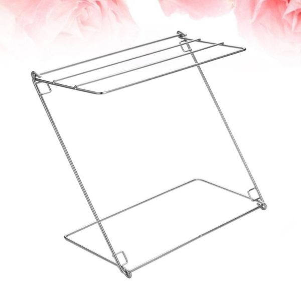 

hangers & racks 1pc stainless steel drying rack simplicity duster dishcloth hand towel mildew-proof organizer storage holder