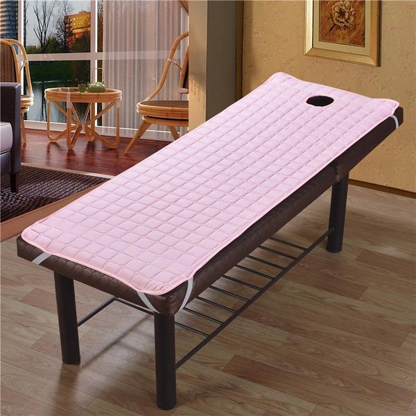 

selling beauty massage table bed sheet polyester dyed with elastic band for spa treatment cover 11 colors sheets & sets