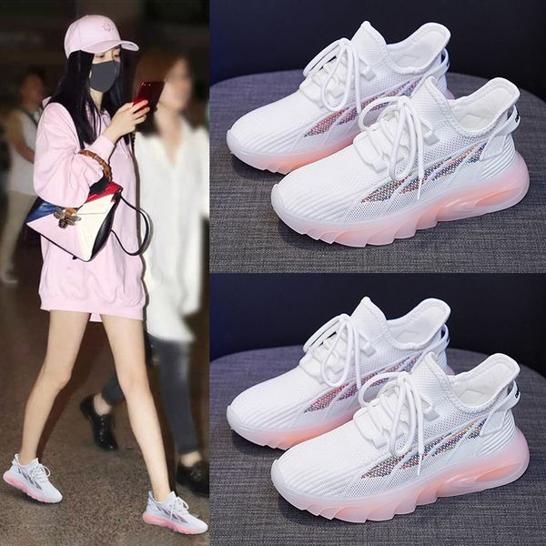 Fashion Nefes Kadınlar için Kuyu Koşu Ayakkabıları Satmak Hediye Erkek Eğitmenler Bayan Bahar Ve Sonbahar Spor Sneakers Yürüyüş Jogging Yürüyüş